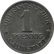 1 Pfennig - Cannstatt obverse image