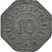 10 Pfennig - Crailsheim, Germany, 1917 reverse image