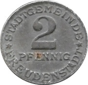 2 Pfennig - Freudenstadt obverse image