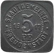 5 Pfennig - Freudenstadt obverse image