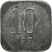 10 Pfennig - Freudenstadt, Germany, 1917 reverse image