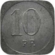 10 Pfennig - Freudenstadt, Germany, 1918 reverse image