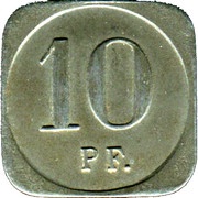 10 Pfennig - Freudenstadt, Germany, 1918-1919 reverse image