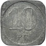10 Pfennig - Freudenstadt, Germany, 1919 reverse image