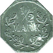 ½ Mark - Freudenstadt, Germany, 1918 reverse image