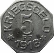 5 Pfennig - Gaildorf, Germany, 1918 reverse image