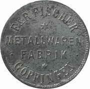 5 Pfennig - Göppingen F. and R. Fischer Metallwarenfabrik obverse image