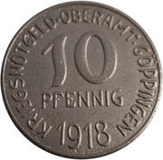 10 Pfennig - Göppingen obverse image