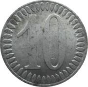 10 Pfennig - Heilbronn, Germany, 1918 reverse image