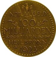 100 Milliarden - Heilbronn obverse image
