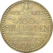 100 Milliarden - Heilbronn obverse image