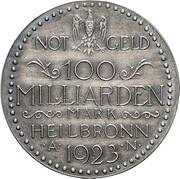 100 Milliarden - Heilbronn obverse image