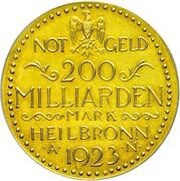 200 Milliarden - Heilbronn obverse image