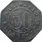 50 Pfennig - Herrenberg, Germany, 1920 reverse image