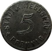 5 Pfennig - Kirchheim unter Teck, Germany, 1917 reverse image