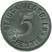 5 Pfennig - Kirchheim unter Teck, Germany, 1917-1919 reverse image
