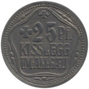 25 Pfennig - Kisslegg im Allgäu obverse image