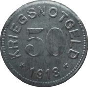 50 Pfennig - Kornwestheim, Germany, 1918 reverse image