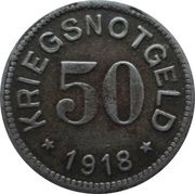50 Pfennig - Kornwestheim, Germany, 1918 reverse image
