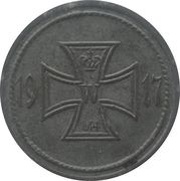 5 Pfennig - Künzelsau, Germany, 1917 reverse image