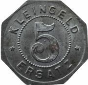 5 Pfennig - Leutkirch, Germany, 1918 reverse image