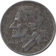 50 Pfennig - Marbach Friedrich Schiller, Germany, 1920 reverse image