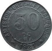 50 Pfennig - Marbach Friedrich Schiller obverse image