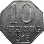 10 Pfennig - Maulbronn, Germany, 1918 reverse image