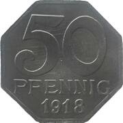 50 Pfennig - Maulbronn, Germany, 1918 reverse image