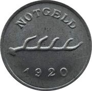 1 Pfennig - Bad Mergentheim, Germany, 1920 reverse image