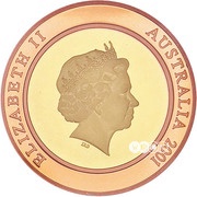 10 Dollars - Elizabeth II 4th Portrait - Millennium - The Future obverse image