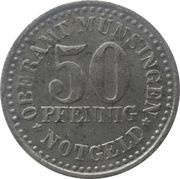 50 Pfennig - Münsingen obverse image