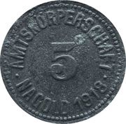 5 Pfennig - Nagold obverse image