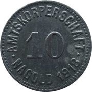 10 Pfennig - Nagold obverse image