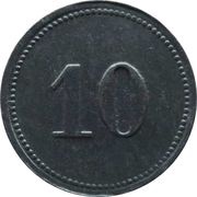 10 Pfennig - Nagold, Germany, 1918 reverse image