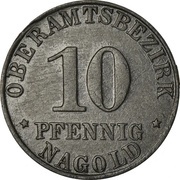 10 Pfennig - Nagold obverse image