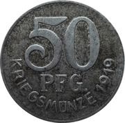 50 Pfennig - Neckarsulm, Germany, 1919 reverse image