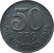 50 Pfennig - Neckarsulm, Germany, 1919 reverse image