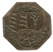 5 Pfennig - Oberndorf, Germany, 1918 reverse image