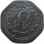 10 Pfennig - Oberndorf obverse image