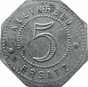 5 Pfennig - Oehringen, Germany, 1917 reverse image