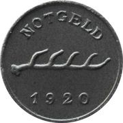 1 Pfennig - Ravensburg, Germany, 1920 reverse image