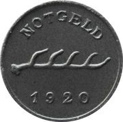 2 Pfennig - Ravensburg, Germany, 1920 reverse image