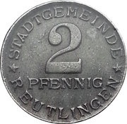 2 Pfennig - Reutlingen obverse image