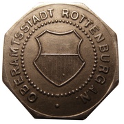 10 Pfennig - Rottenburg am Neckar obverse image
