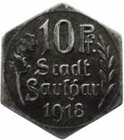 10 Pfennig - Saulgau obverse image