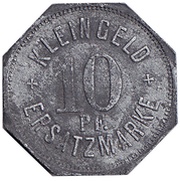 10 Pfennig - Schwäbisch Hall, Germany, 1917 reverse image