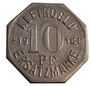 10 Pfennig - Schwäbisch Hall, Germany, 1917-1918 reverse image