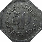50 Pfennig - Schwäbisch Hall, Germany, 1917 reverse image
