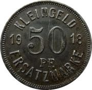 50 Pfennig - Schwäbisch Hall, Germany, 1918 reverse image